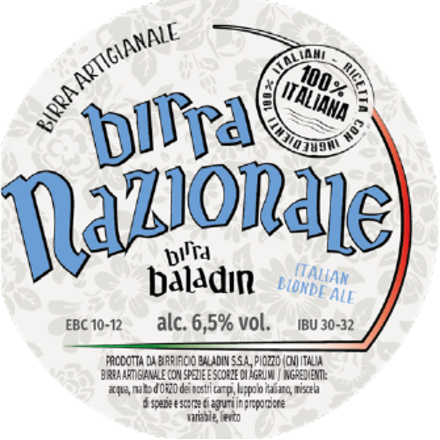 BIRRIFICIO BALADIN - BIRRA NAZIONALE